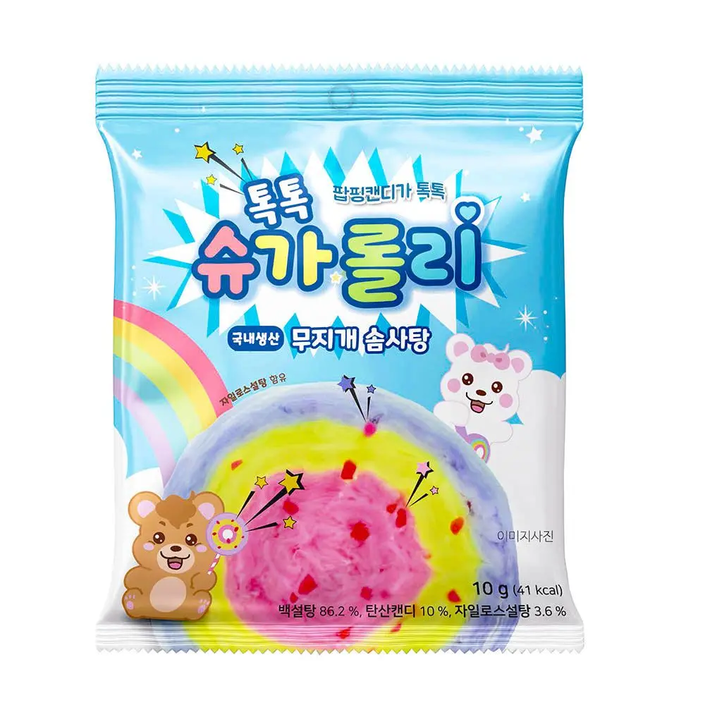 POPPING SUGAR ROLLY RAINBOW 10G