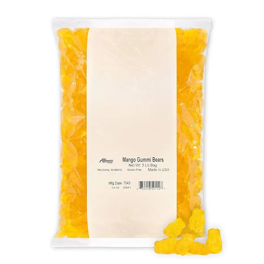ALBANESE GUMMI MANGO BEARS 5LB