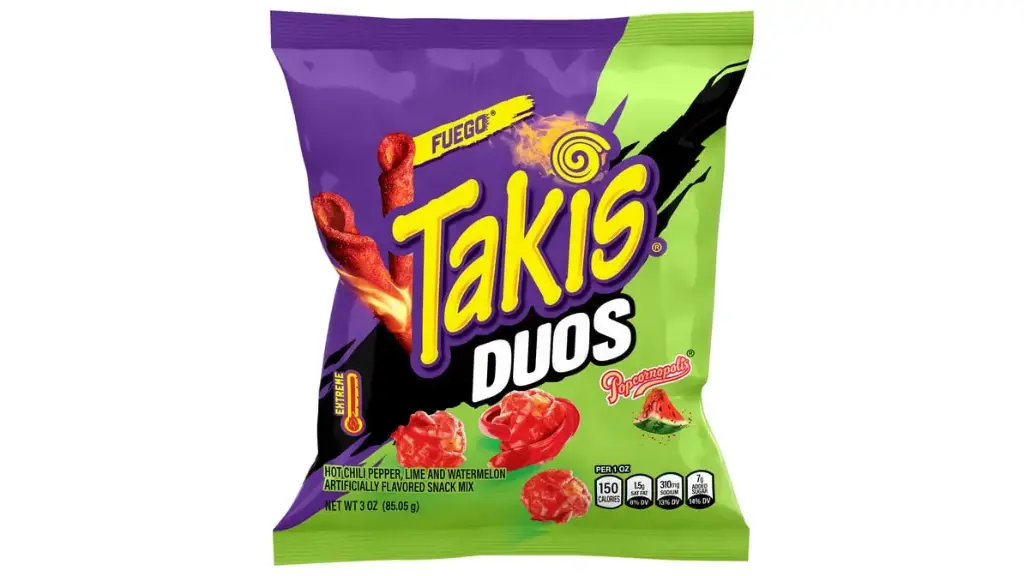 TAKIS DUOS FUEGO POPCORNOPOLIS 85G