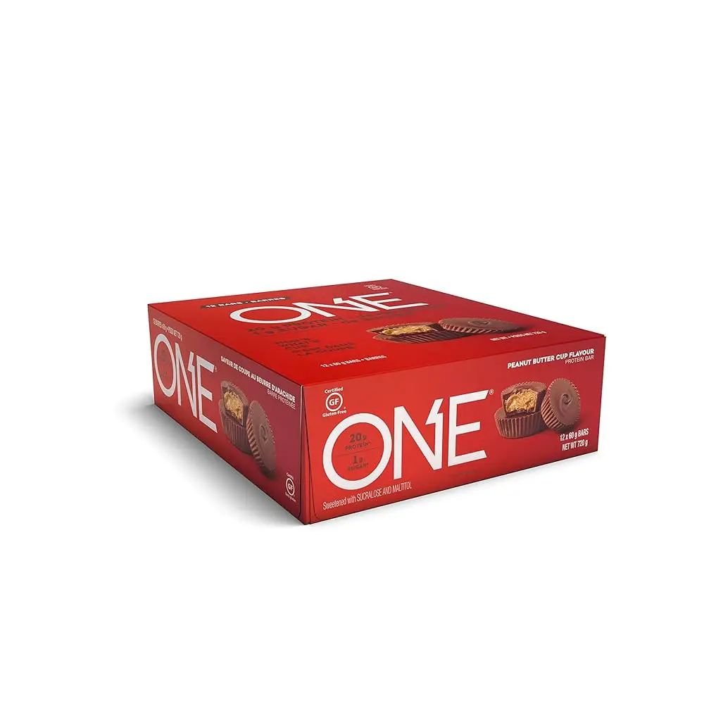 ONE BAR PEANUT BUTTER CUP 60G/12CT 