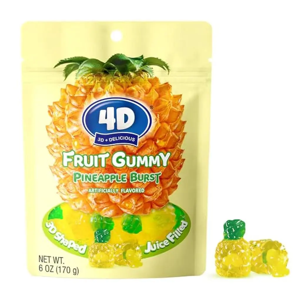 AMOS 4D PINEAPPLE GUMMY BURST 170G