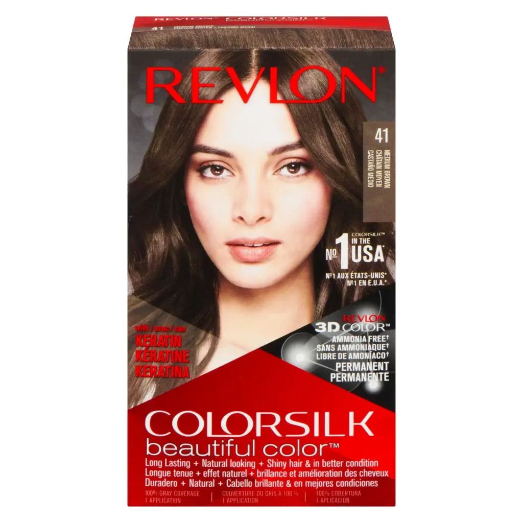 REVLON COLOURSILK #41 MEDIUM BROWN