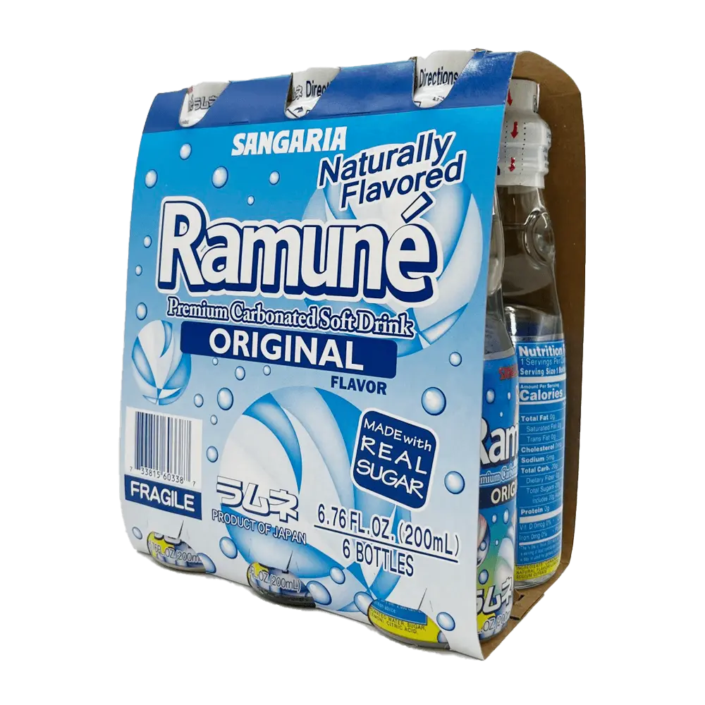 SANGARIA RAMUNE ORIGINAL 200ML/6CT (JAPAN)