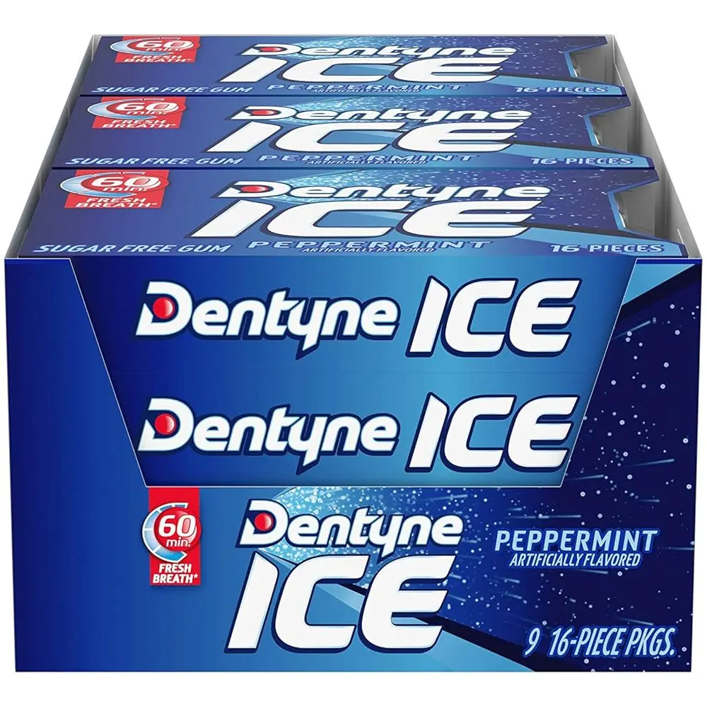 DENTYNE ICE PEPPERMINT 12CT 