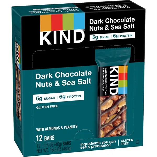 KIND NUTS SEA SALT & DARK CHOCO 480G