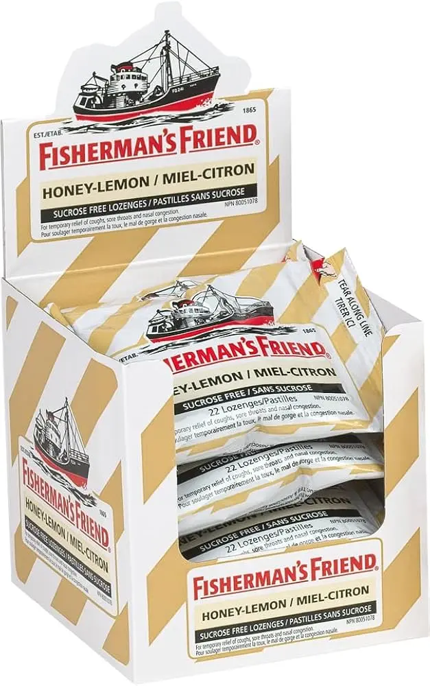 FISHERMAN'S FRIEND HONEY LEMON SUGAR FREE 8X22CT