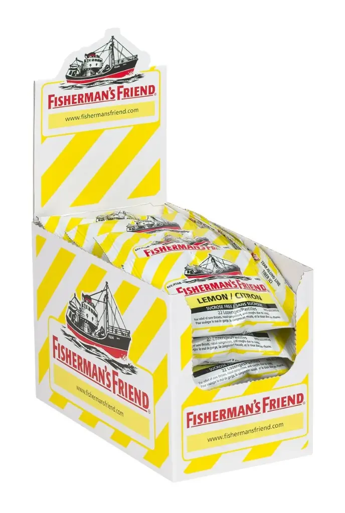 FISHERMAN'S FRIEND LEMON SUGAR FREE 8X22CT 