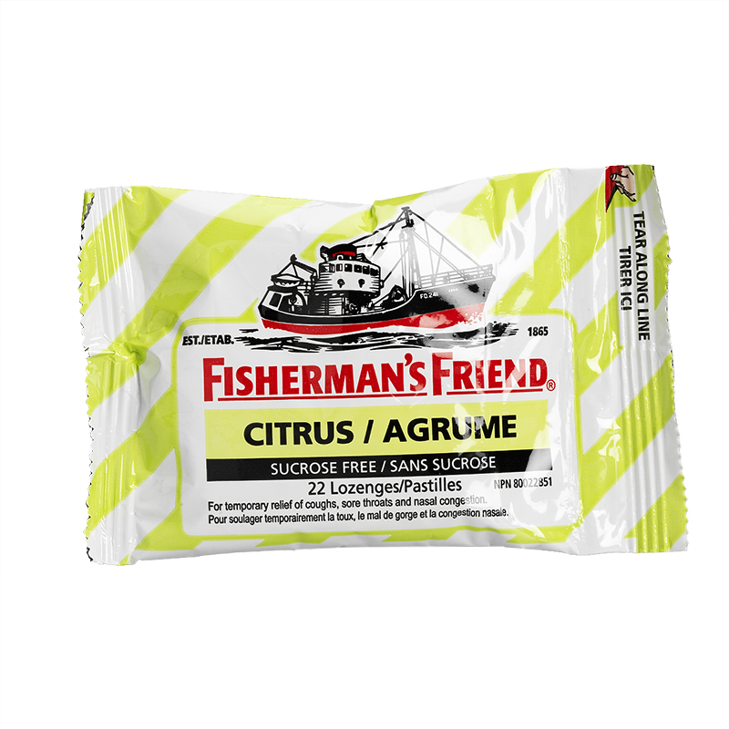 FISHERMAN'S FRIEND CITRUS S/F 8X22CT 