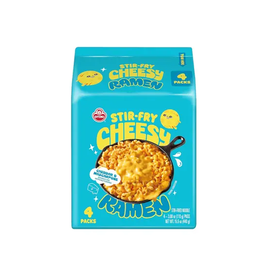 CHEESY RAMEN CHEDDAR & MASCARPONE 444G/4PK  