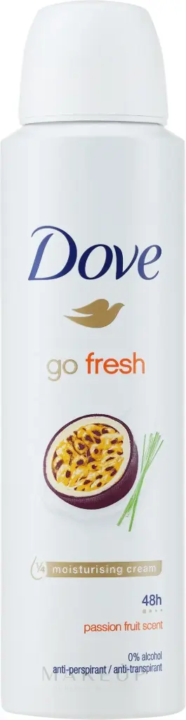 DOVE BODY SPRAY GO PASSION FRUIT 150ML 