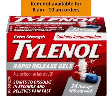 TYLENOL EX ST ACTION RAPIDE 500MG/24CT