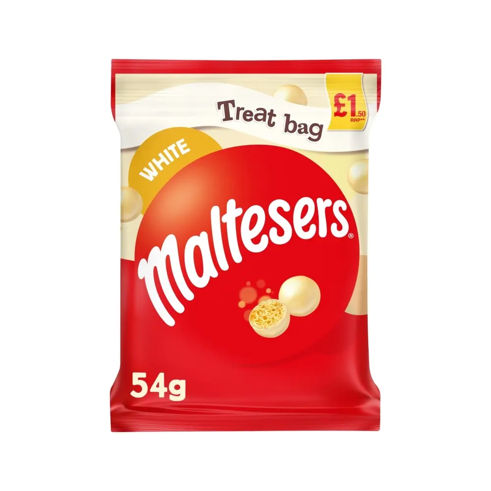 MALTESERS WHITE TREAT BAG 54G (UK) 