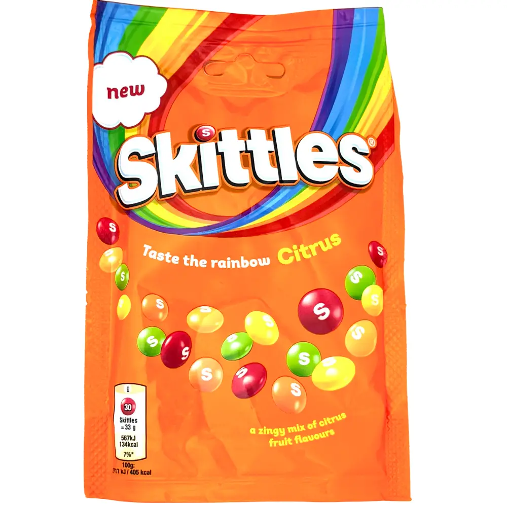 SKITTLES CITRUS 136G (UK)