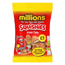 MILLIONS SQUISHIES COLA 100G (UK)