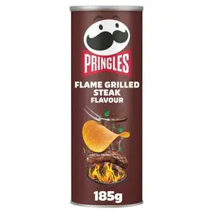 PRINGLES FLAME GRILLED STEAK 165G (UK)