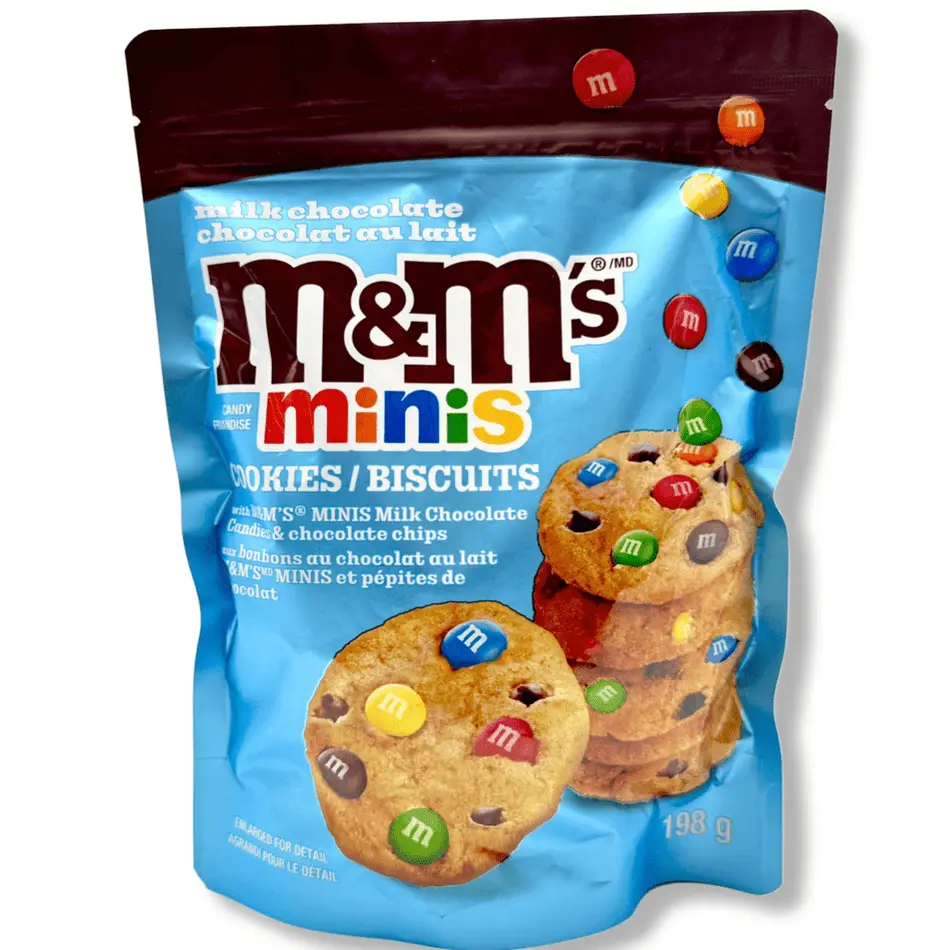M&M COOKIES BISCUITS 198G 