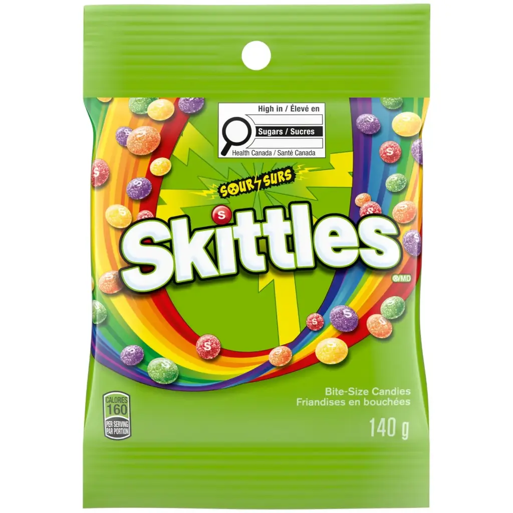 SKITTLES SOUR 140G
