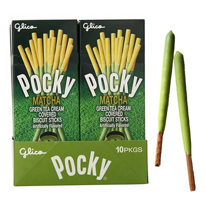 POCKY STICKS GREEN TEA 10CT 