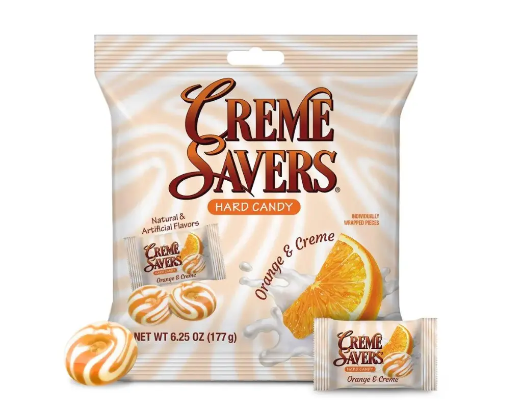 CREME SAVERS ORANGE & CREME 85G