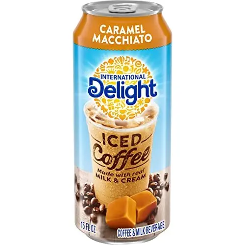 INTERNTIONAL DELIGHT ICED COFFEE -CARAMEL 473ML/12CT (US)