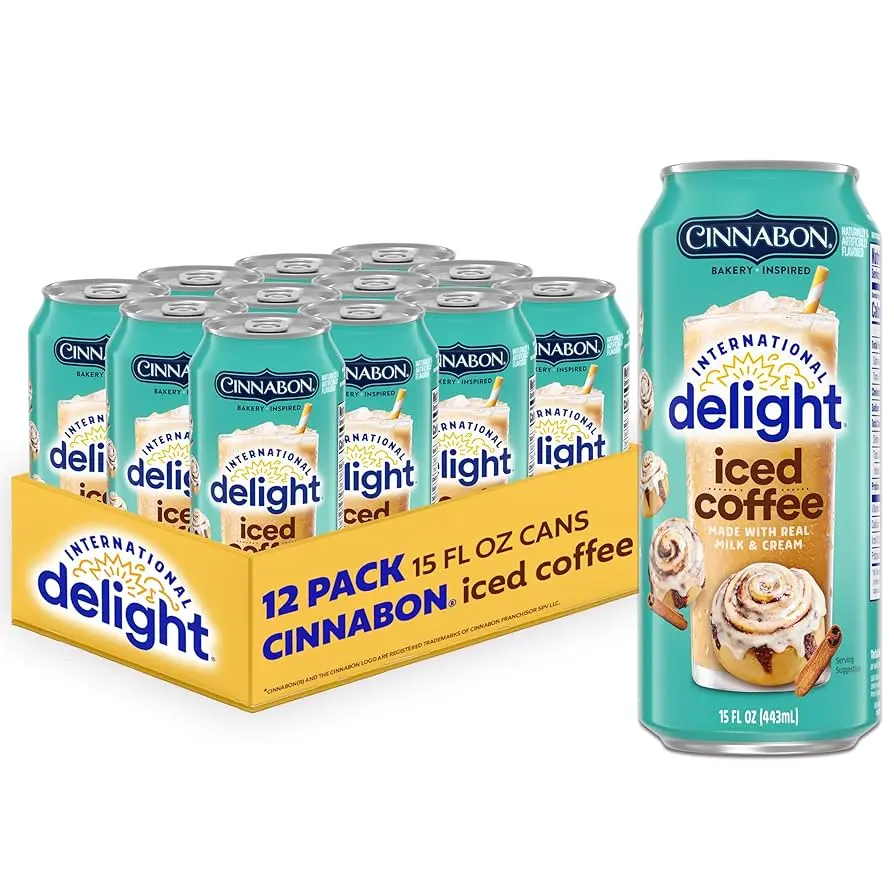 INTERNTIONAL DELIGHT ICED COFFEE - CINNABON 473ML/12CT (US)