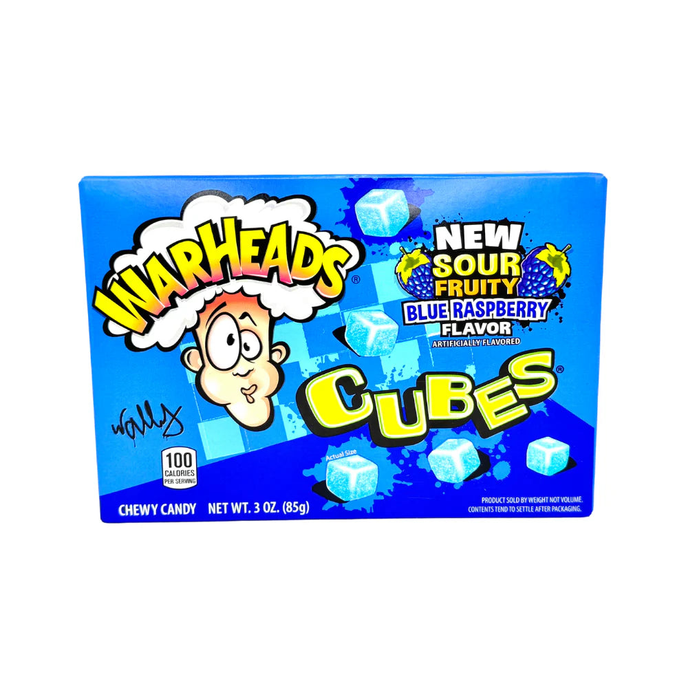 WARHEADS SOUR BLUE RASP THEAT. 85G