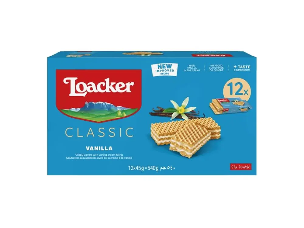 LOACKER VANILLA 45G/12CT