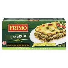 PRIMO SPINACH LASAGNA 500G