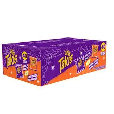 TAKIS FUEGO/INTENSE NACHO HALOWEEN EDITION 40PK
