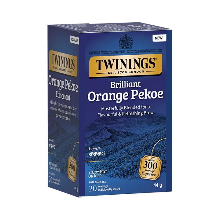 TWINNINGS BRILLIANT ORANGE PEKOE 44G