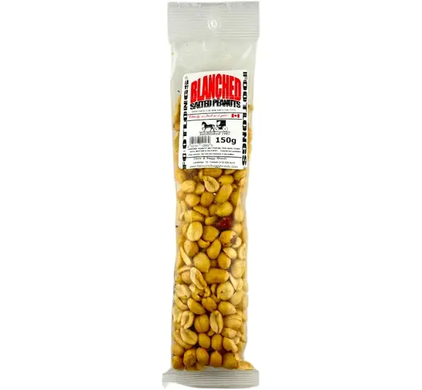 H&B BAR SPANISH SALTED PEANUTS FOOTLONG 150G