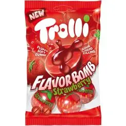 TROLLI FLAVOR BOMB STRAWBERRY 75G (GERMANY) 