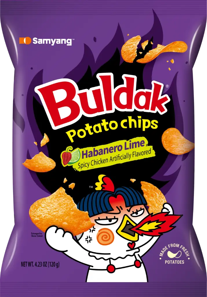 SAMYANG BULDAK HABENARO LIME POTATO CHIPS 120G