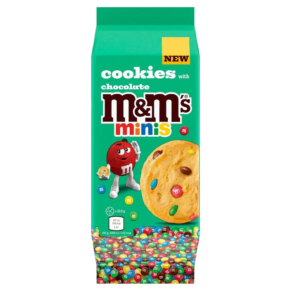 M&M'S MINIS CHOCOLATE COOKIES  (UK) 
