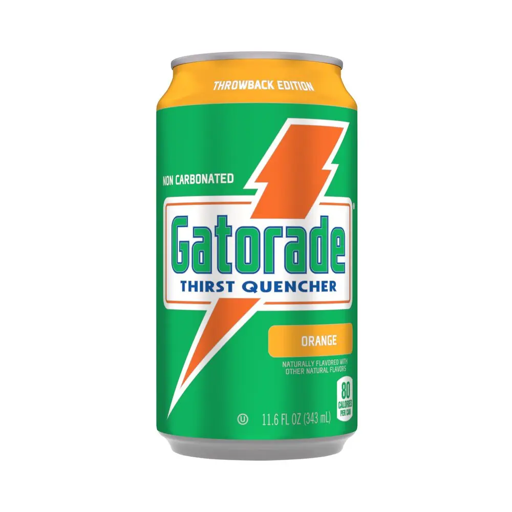 GATORADE ORANGE CANS 343ML/24CT