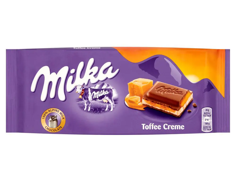 MILKA TOFFEE CREME 95G (EU)