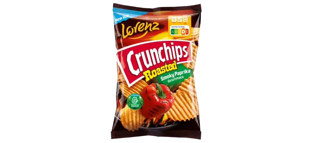 LORENZ CRUNCHIPS SMOKY PAPRILA FLV 100G
