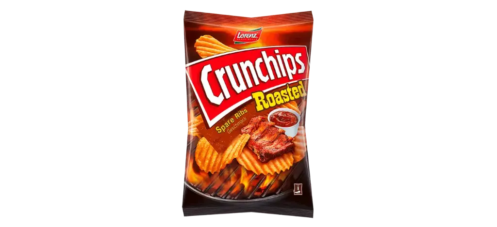 LORENZ CRUNCHIPS SPARE RIBS FLV 100G 
