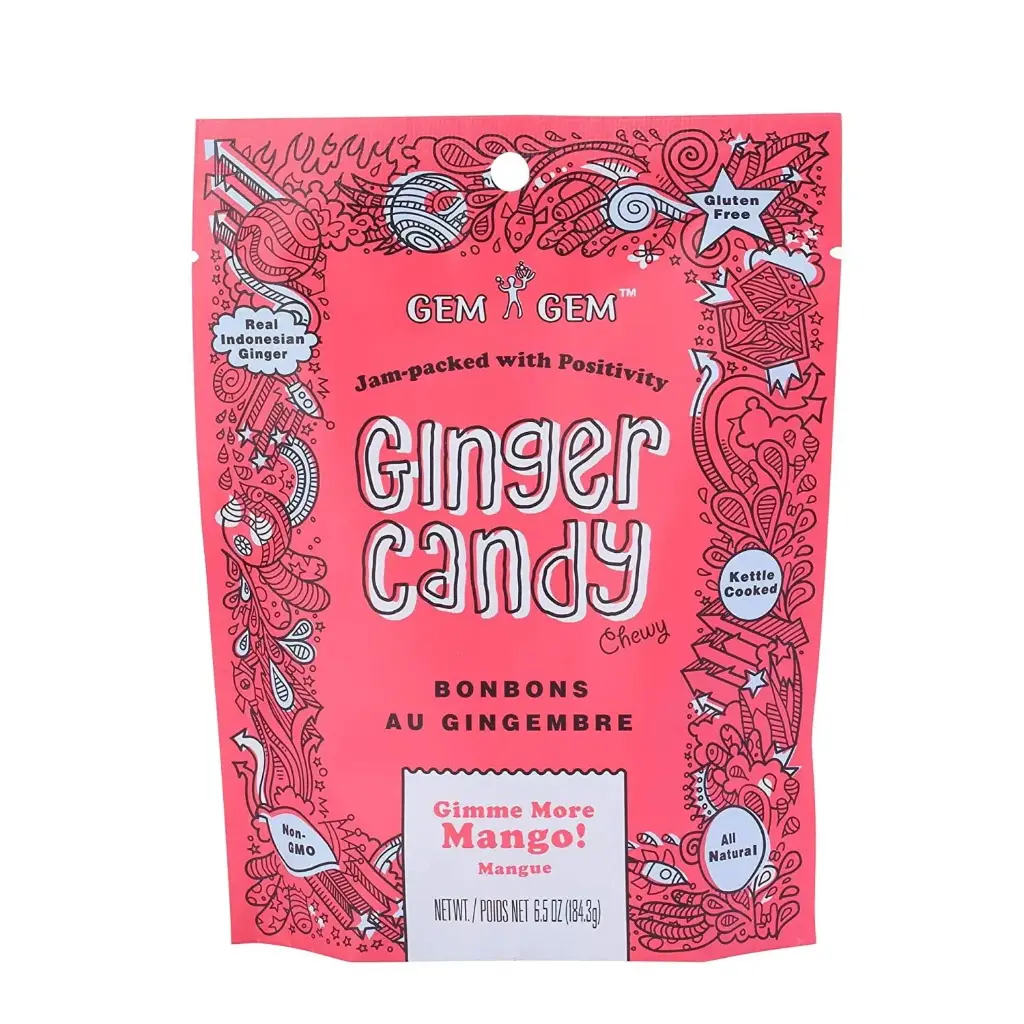 GEM MANGO GINGER CANDY 100G   