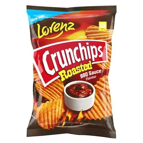 LORENZ CRUNCHIPS BBQ SAUCE FLV 100G  
