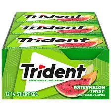 TRIDENT SUPERPACK WATERMELON /12X14PCS 
