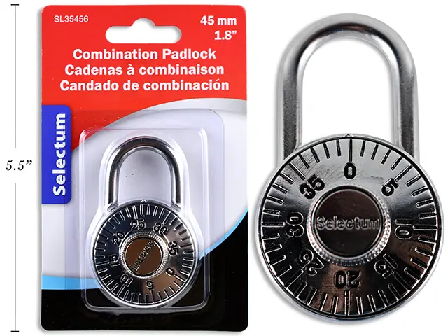 COMBINATION LOCK 45MM  