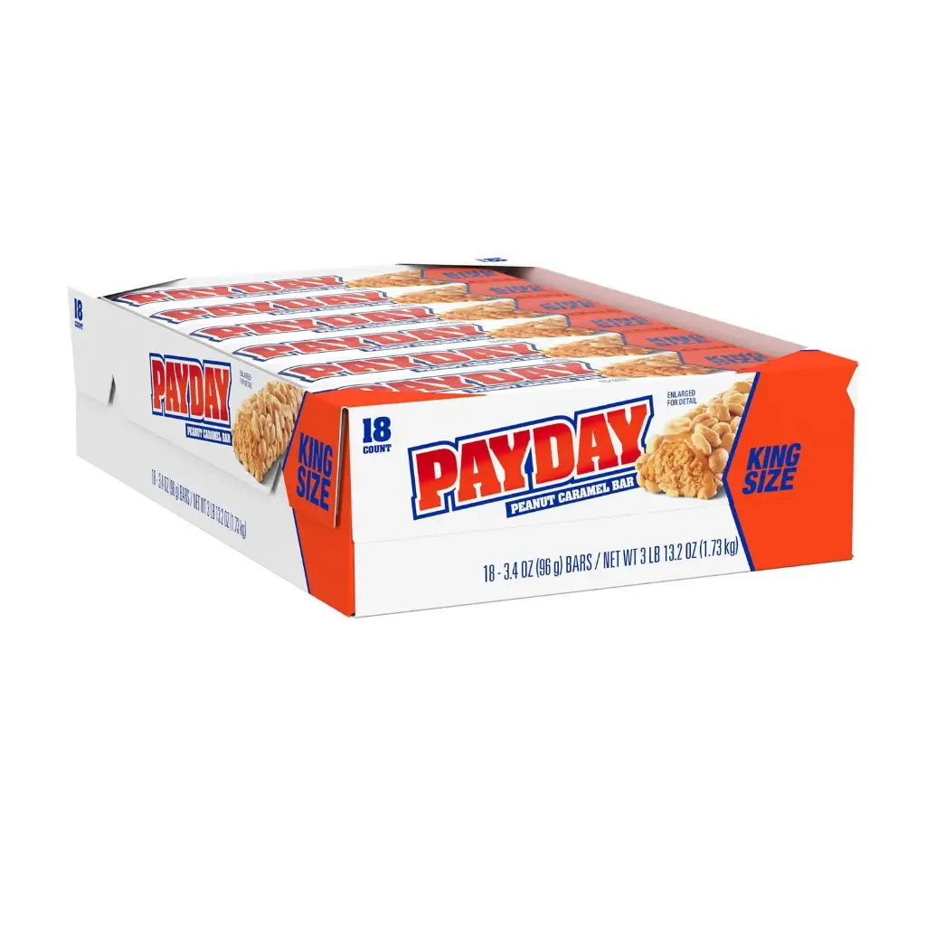 PAYDAY PEANUT KING SIZE 96G/ 18CT  