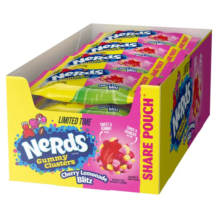 NERDS CHERRY LEMONADE BLITZ 85G/12CT