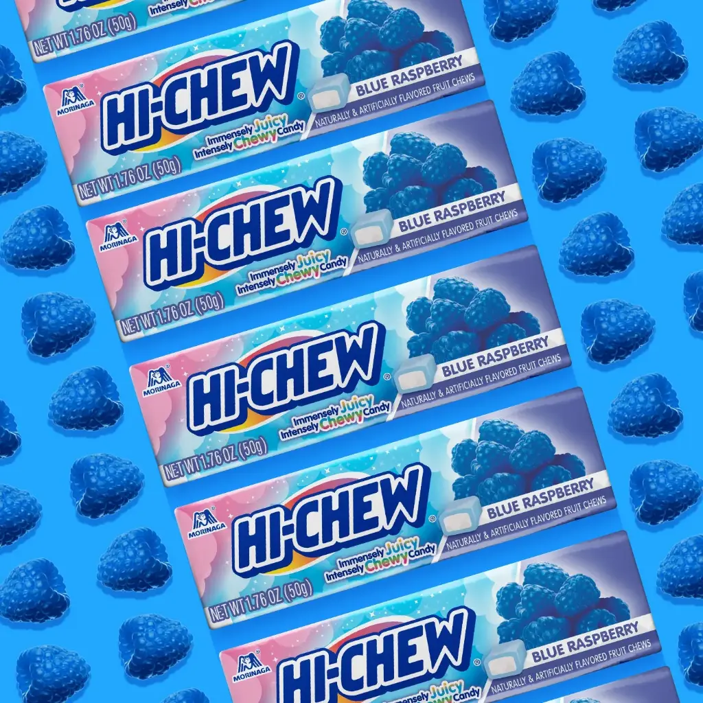 HI-CHEW STICK BLUE RASPBERRY 50G/15CT