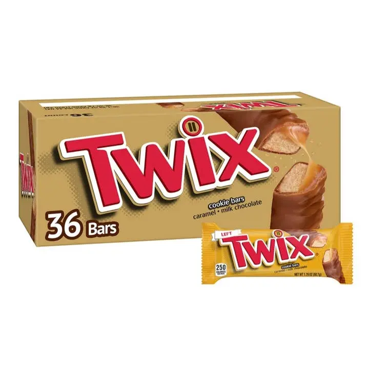 TWIX CARAMEL COOKIE BARS 4.02LB / 36CT (US)