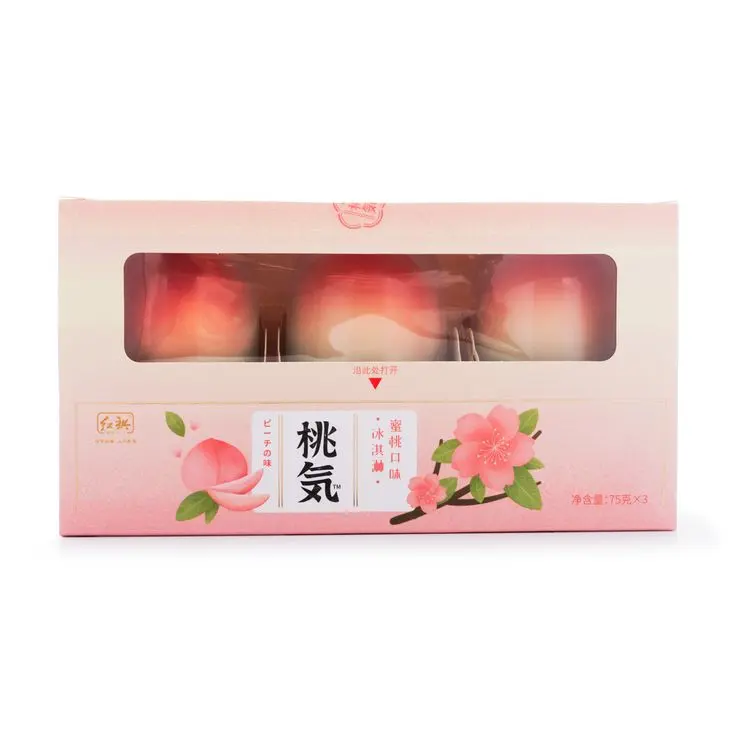 PEACH NON DAIRY FROZEN DESSERT ICECREAM 3PK