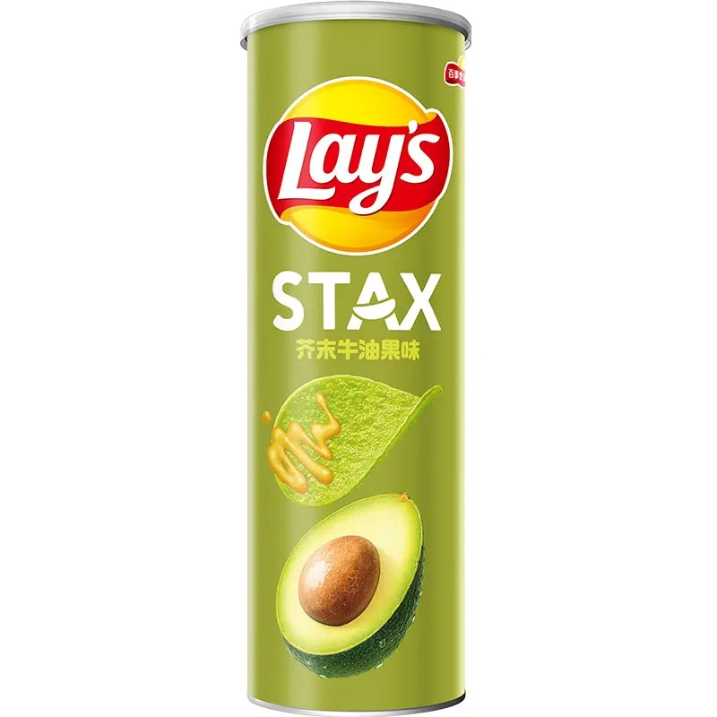 LAY'S STAX MUSTARD AVACADO 90G (CHINA)