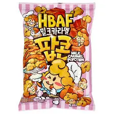 HBAF MILK CARAMEL FLVR POPCORN 80G
