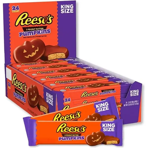 REESE'S PEANUT BUTTER PUMPKIN KING SIZE 68G/24CT